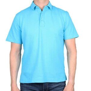 Robert Graham Men’s Polo Blue Size Large